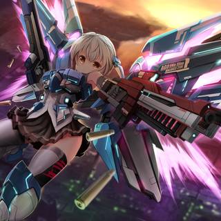 Robot anime warrior HD wallpaper