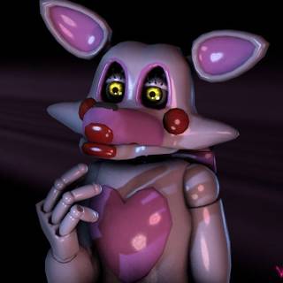 Anime Mangle and Foxy wallpaper