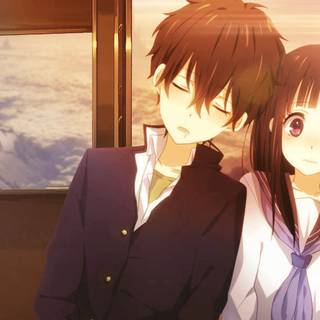 Anime romantic Korea wallpaper