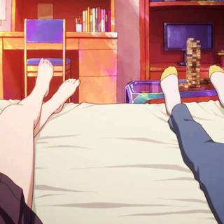 Anime bedroom wallpaper