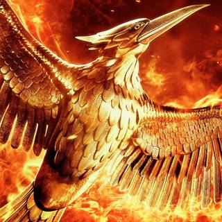 Hunger Games Apple logo wallpaper