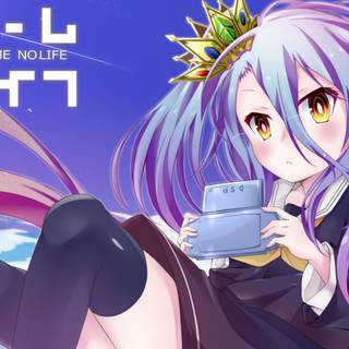 Anime glitch desktop wallpaper