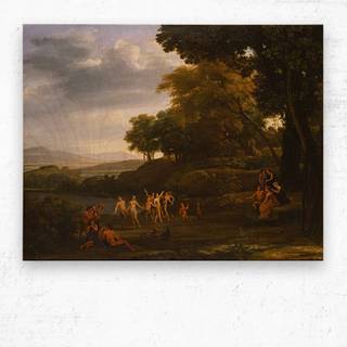 Nymphs and Satyr wallpaper