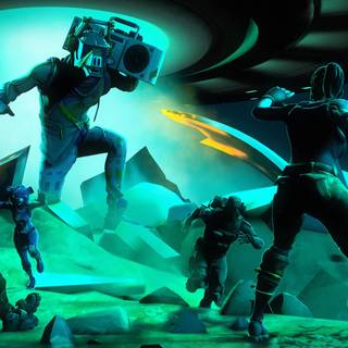 Funny Fortnite wallpaper