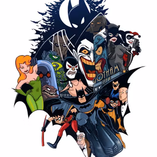 Batman The Animated Series iPhone wallpaper