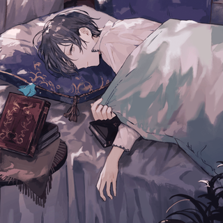 Anime sleep love wallpaper