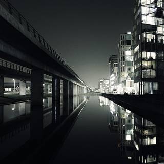 Aesthetic black and white HD wallpaper