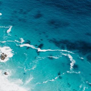 Wave point wallpaper