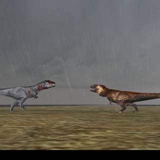 T. Rex vs Indominus Rex wallpaper