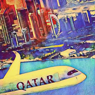 Qatar Airways iPhone wallpaper