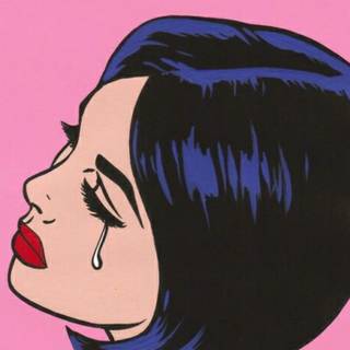 Sad girl cartoon wallpaper