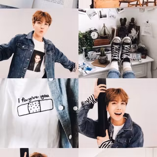 V BTS vintage wallpaper