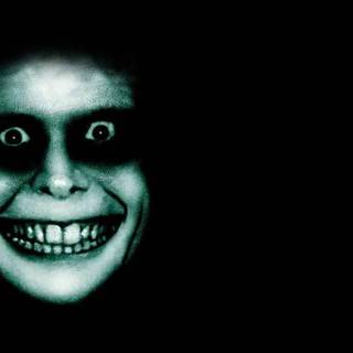 Black scary face anime wallpaper