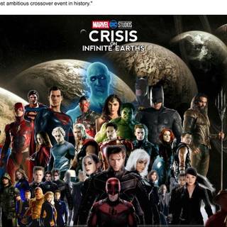 Crisis On Infinite Earth desktop wallpaper