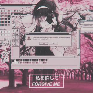 Aesthetic Sad Sailor Moon desktop wallpaper