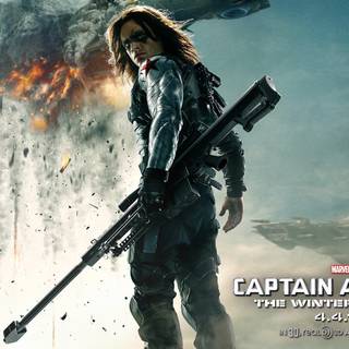 Captain America Winter Soldier desktop wallpaper