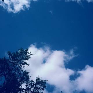 Aesthetic blue sky wallpaper