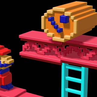 Retro game tablet wallpaper