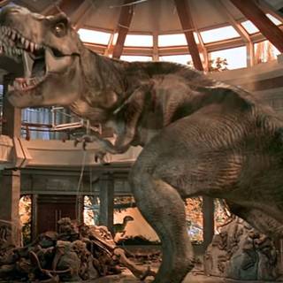 T. Rex Jurassic Park film wallpaper
