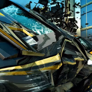 Retro city Lambo Ps4 wallpaper