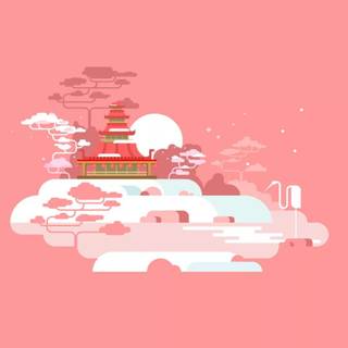 Minimalist Japan phone wallpaper