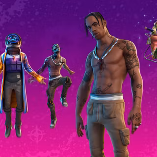 Travis Scott retro 1 Ps4 wallpaper