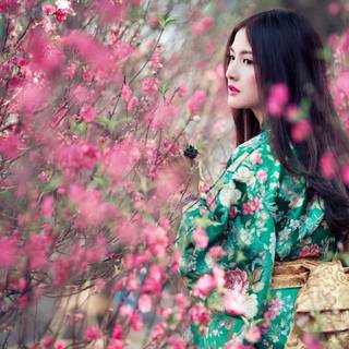 HD Kawaii Japanese girl wallpaper