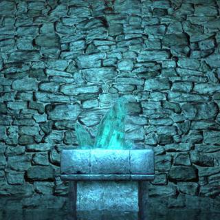 Glowing gem wallpaper