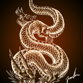 Aesthetic dragon wallpaper