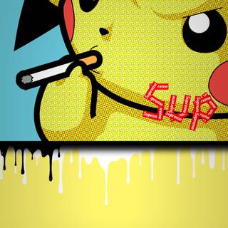 Pikachu Supreme wallpaper