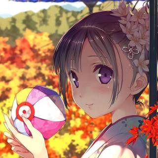 Kawaii anime HD wallpaper