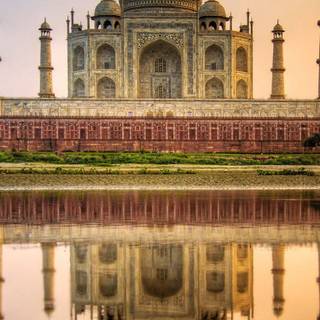 Taj Mahal evening mobile HD wallpaper