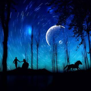 Fantasy Moonlight wallpaper