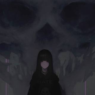 1080p HD purple anime wallpaper