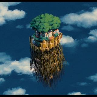 Castle In The Sky HD wallpaper