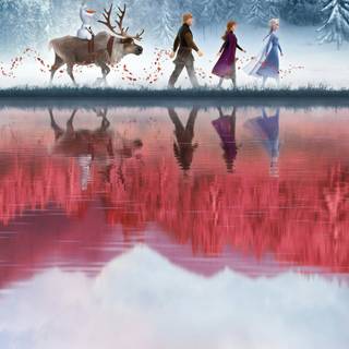 Frozen 4k iPhone wallpaper