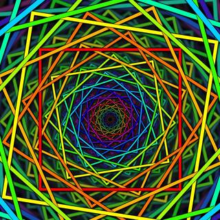 Colour spirel wallpaper