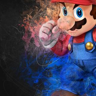 Mario amoled wallpaper