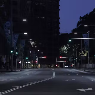 Empty street wallpaper