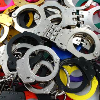 Handcuffs women wallpaper