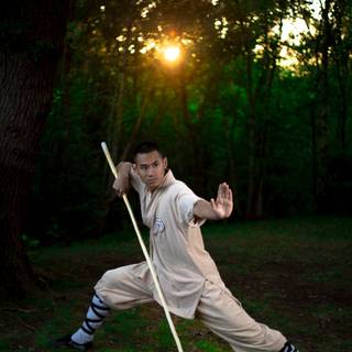 Kung Fu Monk desktop wallpaper