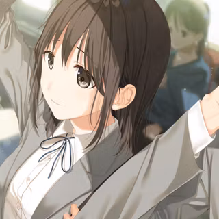 Anime couple school wallpaper