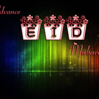 Advance Eid Mubarak wallpaper