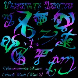 Shadowhunter runes wallpaper
