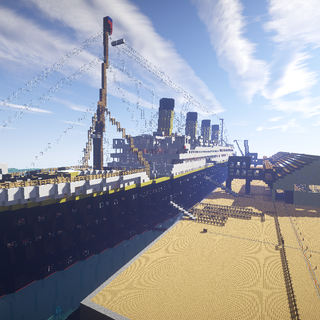 Minecraft Titanic wallpaper