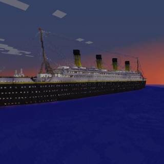 Minecraft Titanic wallpaper