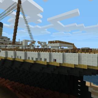 Minecraft Titanic wallpaper