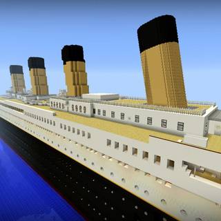 Minecraft Titanic wallpaper