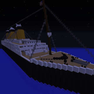 Minecraft Titanic wallpaper