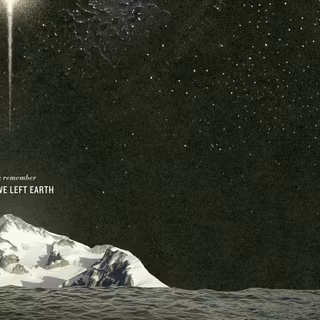 Vintage computer space wallpaper